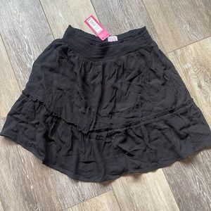 Juniors' Xhilaration Women's Swim Xhilaration Smocked Ruffle Cover Up Skirt